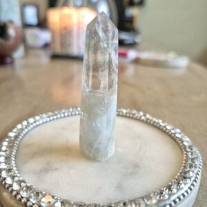 Natural Fluorite Crystal Point Obelisk Tower #A